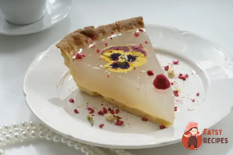 Лимонний тарт з кришталевим желе