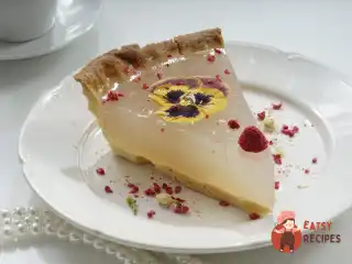 Лимонний тарт з кришталевим желе