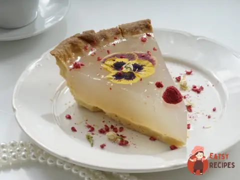 Лимонний тарт з кришталевим желе