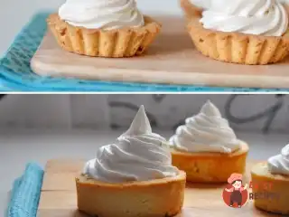 Кошички з кремом зефір