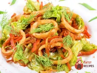 Рататуй із кальмаром