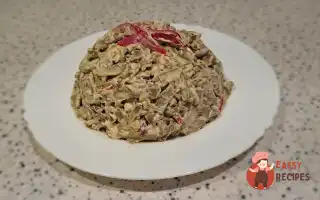 Салат Із Яловичої Печінки З Маринованою Цибулею