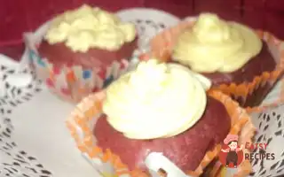 Капкейки З Буряком Та Апельсиновим Кремом