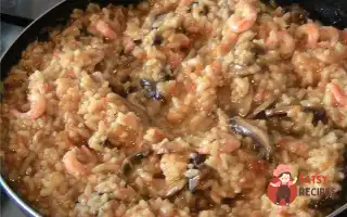 Паелья З Грибами Та Креветками