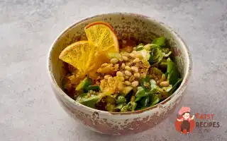 Теплий Салат З Кіноа, Печеним Гарбузом Та Апельсином