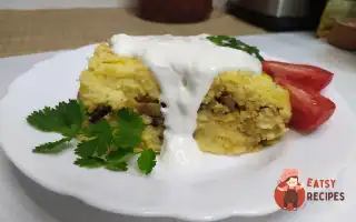 Картопляна Запіканка З Грибами