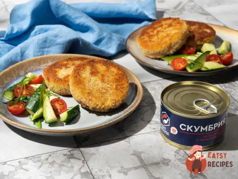 Картопляні котлети зі скумбрією
