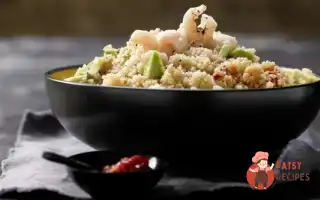 Гострий Салат З Кускусом, Креветками Та Авокадо
