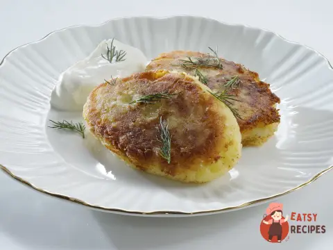 Картопляні зрази з печінкою тріски