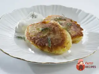 Картопляні зрази з печінкою тріски