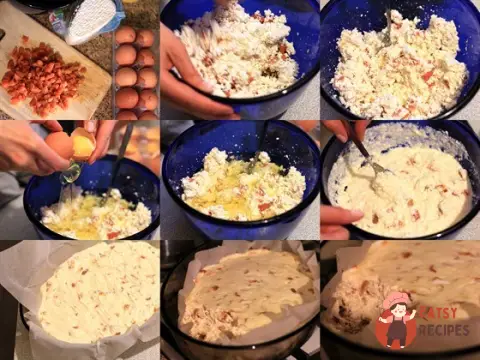 Запіканка із знежиреного сиру з курагою