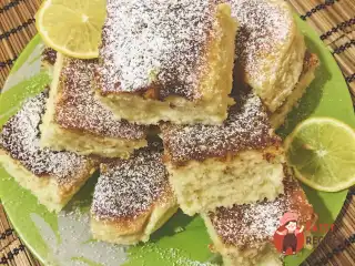 Лимонні тістечка в цукровій пудрі