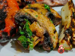 Шампіньйони на мангалі