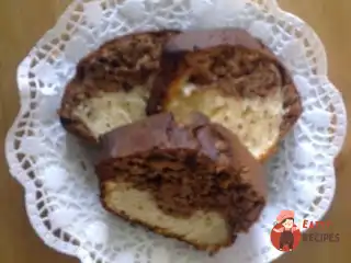 Мармуровий кекс із шоколадом