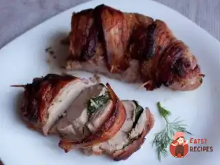 Телятина по-царськи з соусом з бренді та кедрових горішків