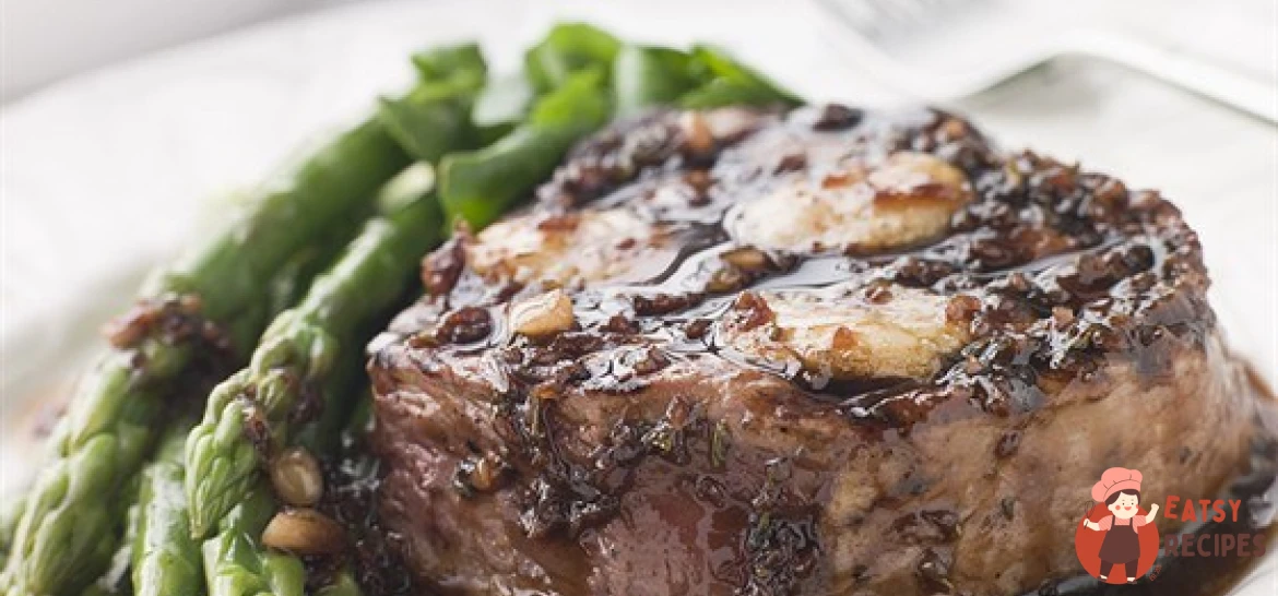 Стейк яловичий з грибами та мадерою