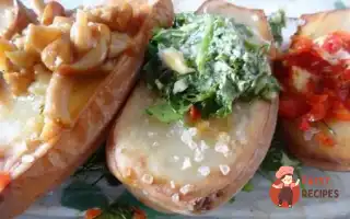 Печену Картоплю З Начинками