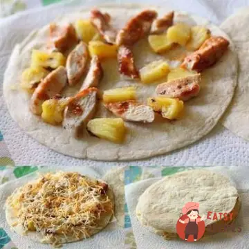 Кесаділля з ананасом та куркою