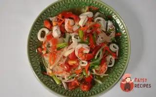 Тайський Салат Із Морепродуктів