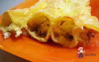 Каннеллоні З Котлетним Фаршем