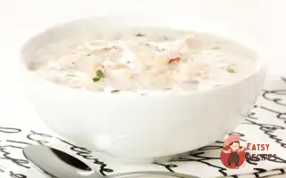 Чаудер З Картоплі Та Анчоусів Із Часниковими Креветками