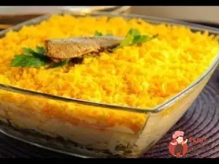 Листковий салат зі шпротами