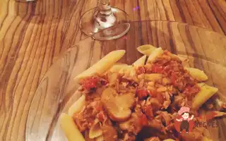 Паста З Тунцем І Печерицями