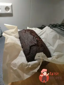 Шоколадний кекс із бананом