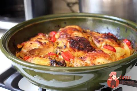 Курка з овочами та куркумою