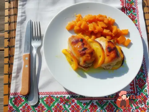 Курка в апельсиновому соусі