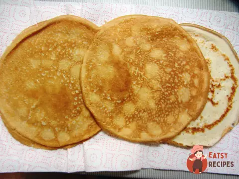 Млинці на молоці.