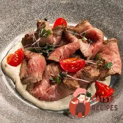 Маринована телятина із соусом «Кунжутний Тонато»