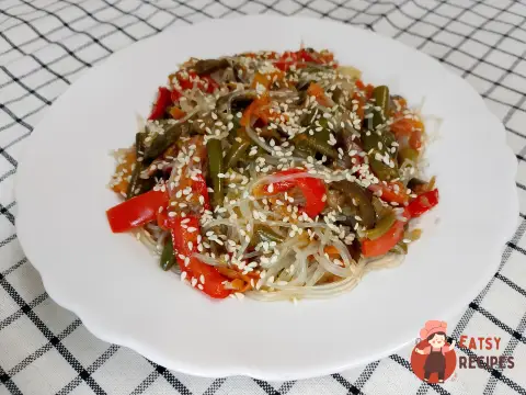 Фунчоза з овочами