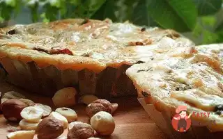 Кіш З Козячим Сиром Та Лісовими Горіхами