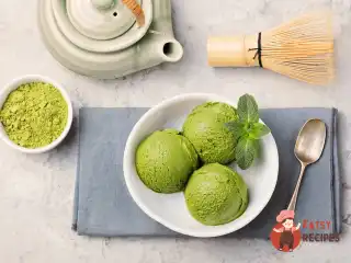 Морозиво із зеленого чаю маття