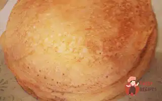 Млинці Дріжджові Тонкі