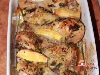 Курячі ніжки, запечені з лимоном