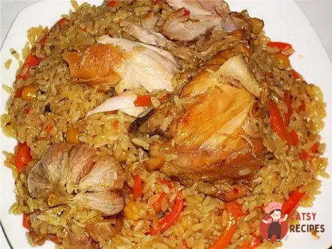 Узбецький плов із куркою
