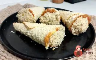 Закуска з куркою та грибами