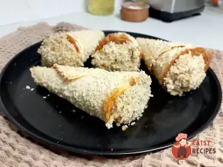 Закуска з куркою та грибами