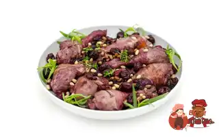 Курячі Гомілки З Вишнею Та Кедровими Горішками