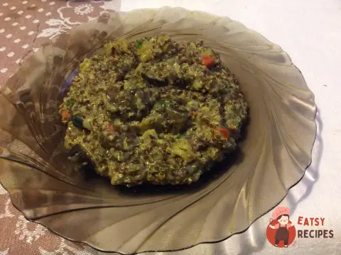 Різотто з кіноа з лісовими грибами