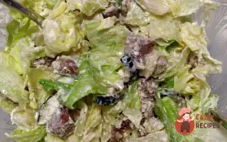 Теплий Салат З Індички, Цукіні Та Бринзи З Гірчичною Заправкою