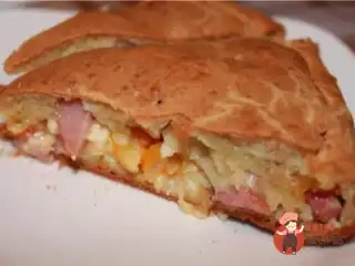 Сирний торт з шинкою