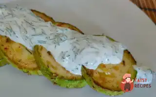 Смажені Кабачки Зі Сметанним Соусом