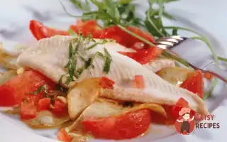 Рибне Філе, Тушковане З Помідорами, Зеленню Та Часником