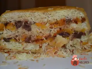 Плов у лаваші