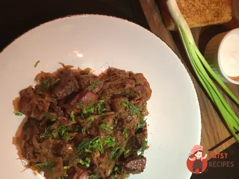 Бігос із копченостями