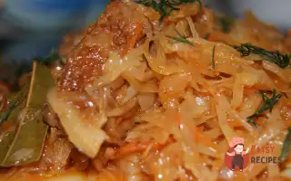 Качка, Тушкована З Капустою