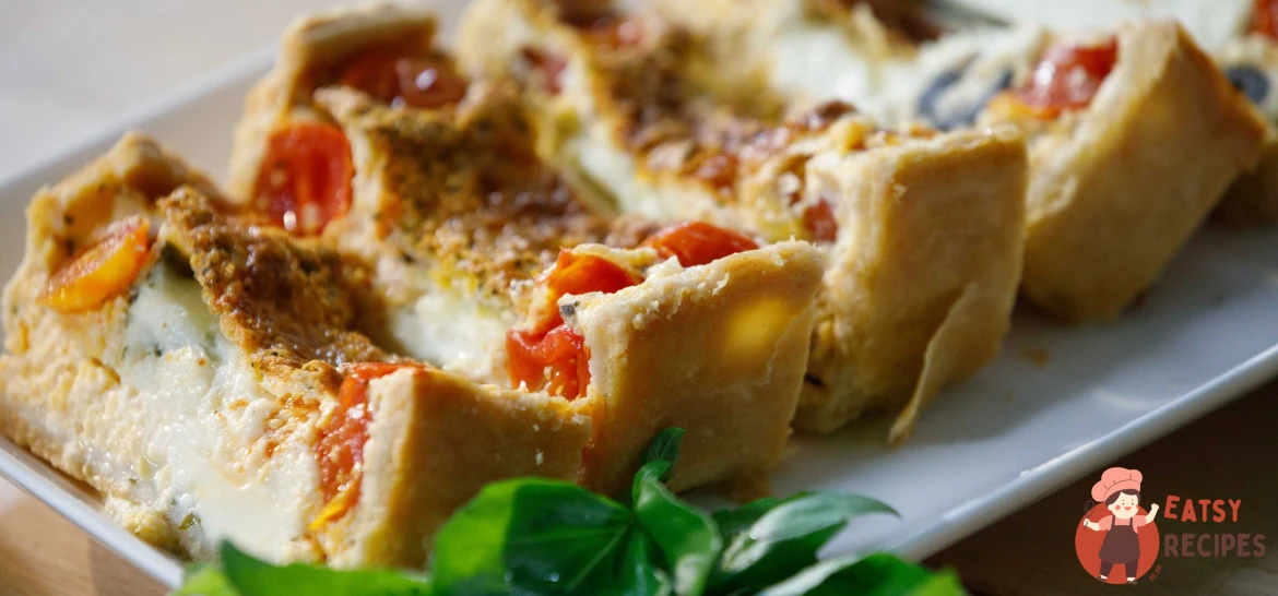 Італійський пиріг з моцарелою та томатами від Олександра Селезньова